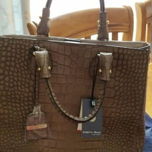 NEW! ROBERTA PRANI Leather Handbag